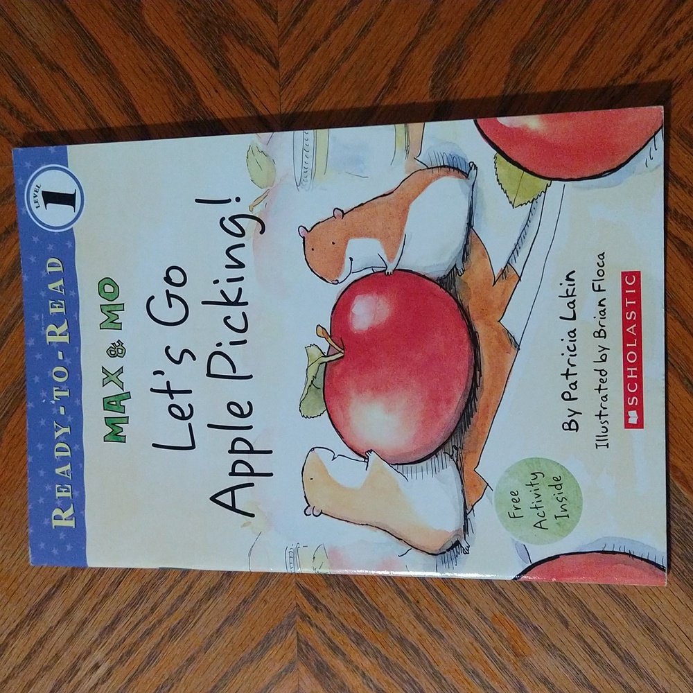 🦋4/$10🦋 Max & Mo Let's Go Apple Picking! Children's Book